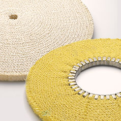 Stitched sisal buffs